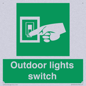 Outdoor lights switch